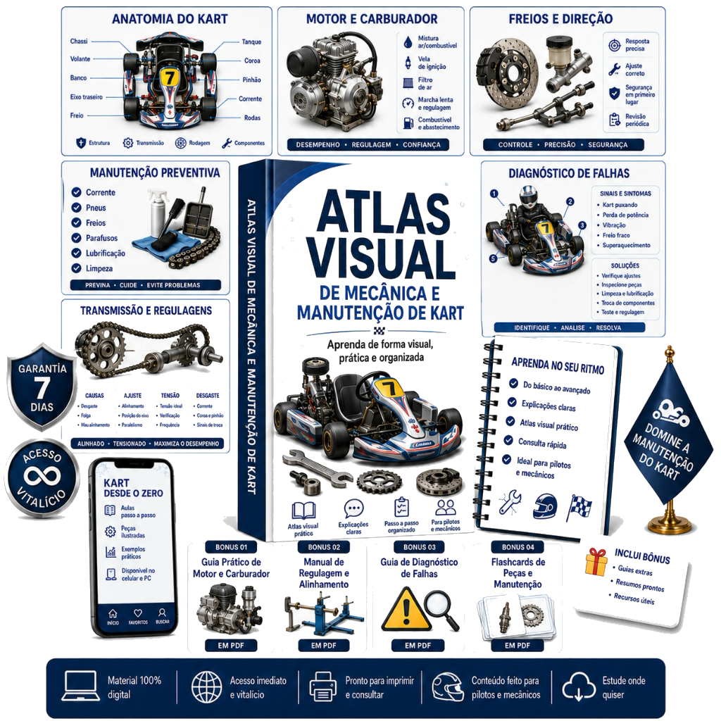 Atlas Visual de Mecânica e Manutenção de Kart