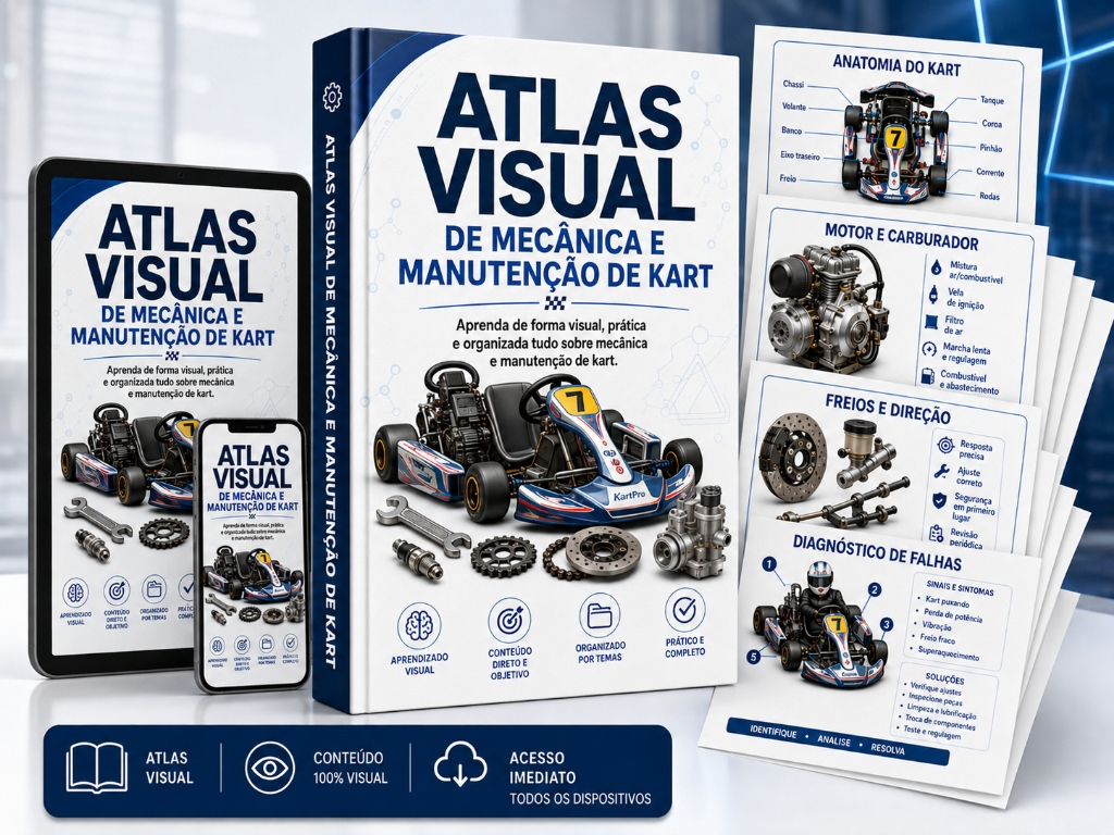 Atlas Visual de Mecânica e Manutenção de Kart